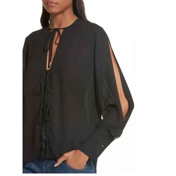 Rachel Comey Meryl Blouse in Black - Picture 3 of 16